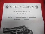 Smith & Wesson 27-2 with Case & Paperwork Like New! - 4 of 17