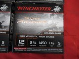 10 Boxes 250 Rds Winchester Super Pheasant 12ga 5 Shot Ammo - 2 of 4