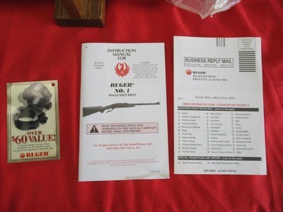 Ruger #1 375 H&H Stainless NIB - Image 8 of 21