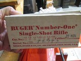 Ruger 1-A 22 Hornet Red Pad NIB - 22 of 22