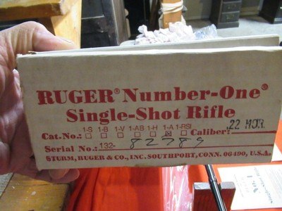 Ruger 1-A 22 Hornet Red Pad NIB - Image 22 of 22