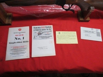 Ruger 1-A 22 Hornet Red Pad NIB - Image 21 of 22