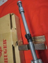 Ruger Mini 14 223 Stainless Folding Stock Wood with Box - 10 of 18
