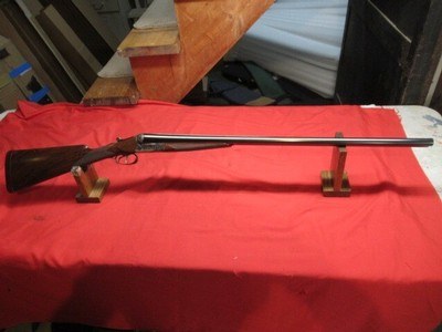 Custom Le Page SXS Belgium Boxlock 12ga Shotgun NICE!!