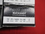 10 Boxes 250Rds Black Aces Tactical Buckshot 12ga - 2 of 3