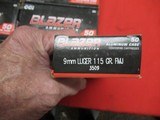 10 Boxes 500Rds CCI Blazer Aluminum Case 9MM Luger Ammo - 2 of 4