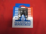 UTG AR15 Super Slim Flip-Up Rear Sight New