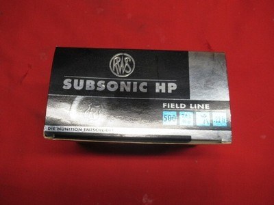 8 Boxes 400 RDS RWS Subsonic HP 22LR Ammo