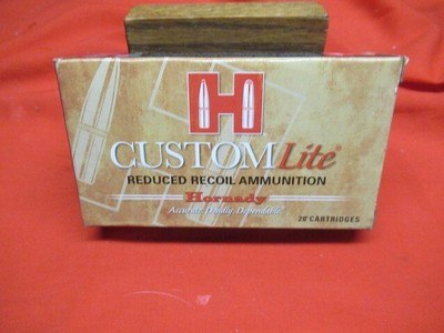 12 Rds Hornady Custom Lite Reduced Recoil 7MM 08 Factory ammo