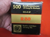 7 Boxes 350 Rds RWS R50 22LR Ammo - 4 of 4