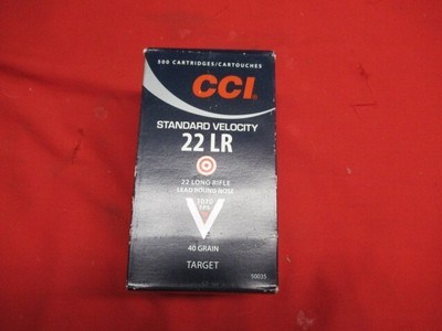 10 Boxes 500 Rds CCI Std Velocity Target 22 LR Ammo