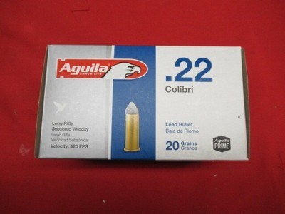 10 Boxes 500RDS Aguila 22LR Ammo 20Gr