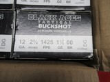 1 Case 10 Boxes 250 Rds Black Aces Tactical 12ga Buckshot - 2 of 3
