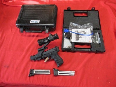 Walther P22Q with Walther Red Dot Laser Sight