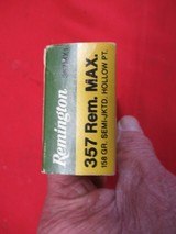 1 Box 20Rds Remington 357 Rem Maximum Factory Ammo - 2 of 5