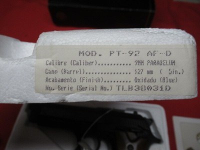 Taurus PT-92 AF-D 9MM New with Box - Image 13 of 13