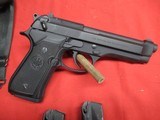 Beretta 92FS 9MM with 2 Extra Mags & Holster - 7 of 11