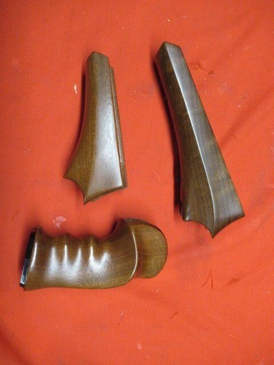 Two Walnut Forends & One Set of Grips TC Contender