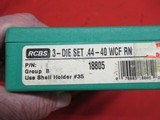 RCBS 3-Die Set 44-40 WCF - 3 of 3