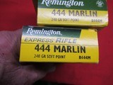 77 Rds Remington 444 Marlin Factory Ammo - 3 of 5