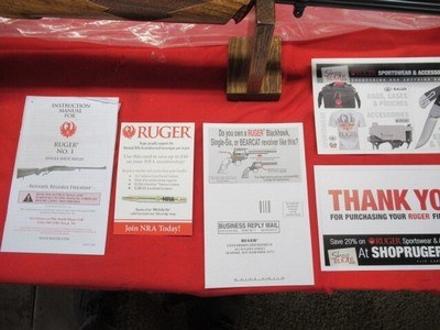 Ruger #1-A50th Anniversary 308 Win with Box - Image 6 of 21