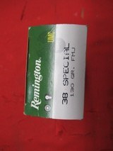 1 Box 50 Rds Remington UMC 38 Special Ammo - 2 of 5