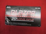 Full Brick 10 Boxes 500 Rds CCI Blazer 22LR Ammo - 1 of 4