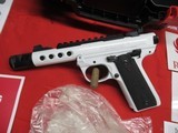 Ruger MK IV White Cerokote 22LR New in Case - 5 of 13