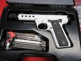 Ruger MK IV White Cerokote 22LR New in Case - 2 of 13