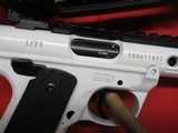 Ruger MK IV White Cerokote 22LR New in Case - 8 of 13