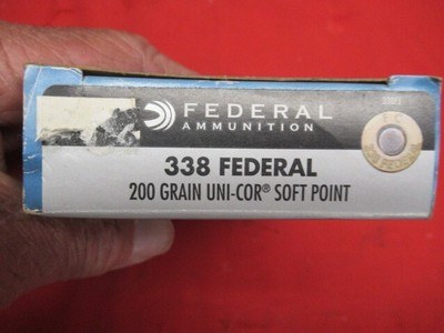 One Box 20 Rds Federal 338 Federal Factory Ammo - Image 2 of 4