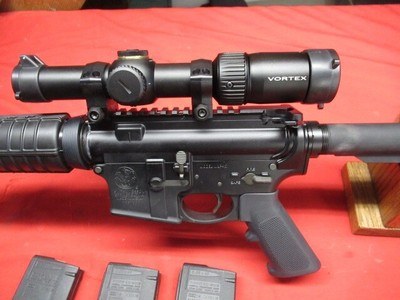 Smith & Wesson M&P-15 5.56 with Vortex Strike Eagle Scope & 3 Magazines - Image 13 of 18