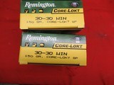 134 RDS Remington Core-Lokt 30-30 Factory Ammo - 3 of 3