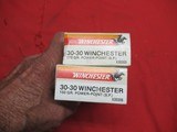 2 Boxes 40 Rds Winchester Super-X 30-30 Factory Ammo - 2 of 4