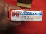 1 Box 20Rds Hornady American Whitetail 25-06 Factory Ammo - 2 of 4