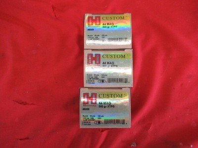 3 Boxes 60Rds Hornady Custom 44 Magnum Factory Ammo - Image 2 of 5