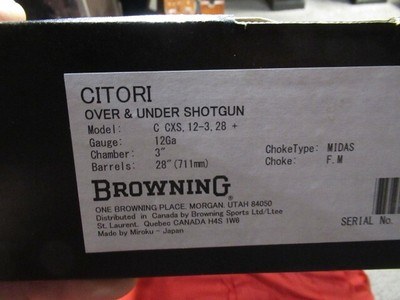 Browning Citori CXS 12ga with box - Image 20 of 20