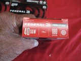 10 Boxes 500 Rds Federal American Eagle 40 S&W Factory Ammo - Image 3 of 5