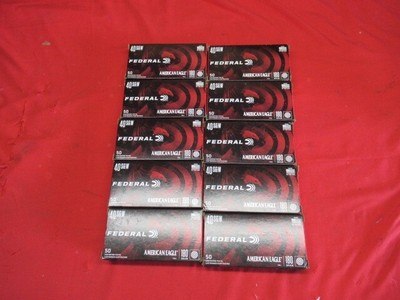 10 Boxes 500 Rds Federal American Eagle 40 S&W Factory Ammo - Image 1 of 5