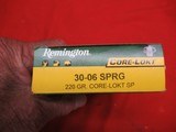 1 Box 20Rds Remington Core-Lokt 30-06 Factory Ammo - Image 2 of 4