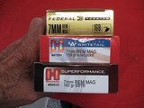 3 Boxes 60Rds 7MM Rem Mag Factory Ammo - Image 2 of 2