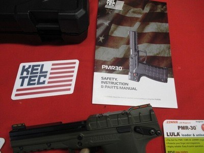 Kel-Tec PMR-30 Green 22 Magnum with Case - Image 4 of 9