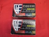 2 Boxes 20 Rds Fiocchi Nickel Plated Buck Shot 12ga - Image 1 of 3