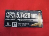 1 Box 50Rds FN 5.7X28MM Factory Ammo - Image 2 of 4