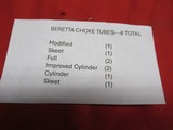 Set of Eight Beretta 12ga Choke Tuibes - Image 3 of 3