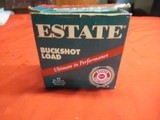 1 Box 25Rds Estate Buckshot 12ga Ammo - Image 1 of 3