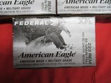 420Rds Federal American Eagle 223 Rem Factory Ammo - Image 1 of 2