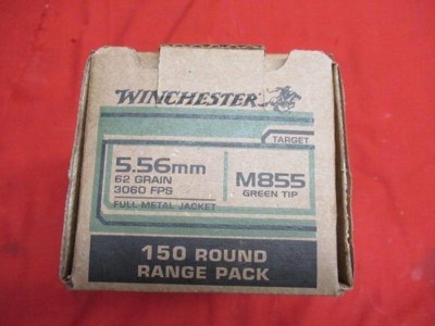 1 Box 150Rds Winchester M855 223 Green Tip Factory Ammo - Image 2 of 2