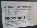 Browning X Bolt Medallion 308 Win Walnut with Box - Image 21 of 21