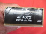 1 Box 50Rds Blazer Brass 45 Auto Factory Ammo - Image 2 of 4